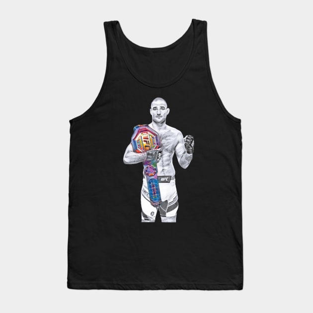 Sean Strickland Champion Tank Top by FightIsRight